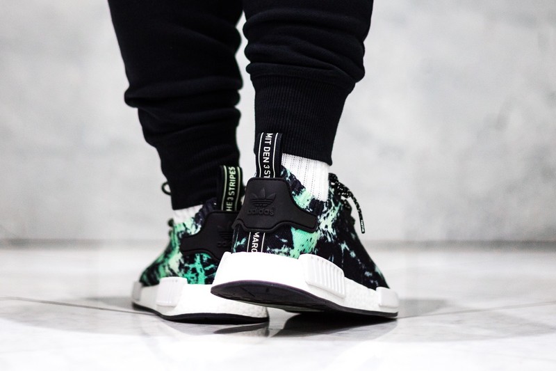 Adidas nmd sale r1 marble green